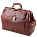 Чоловік шкіряний саквояж LEONARDO Tuscany Leathe TL142072 Dark Brown - Фотографія № 101