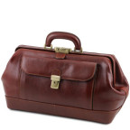 Світло-коричневий шкіряний саквояж чоловічий Tuscany Leather TL142089 Med - Фотографія № 101