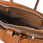 Жіночий класичний сумка зі шкіри страуса Tuscany Leather TL142120 COGNAC - Фотографія № 105