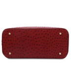 Червона жіноча сумка зі страусиної шкіри Tuscany Leather TL142120 Red - Фотографія № 104