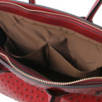 Червона жіноча сумка зі страусиної шкіри Tuscany Leather TL142120 Red - Фотографія № 106
