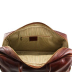 Шкіряна дорожня сумка на колесах Tuscany Leather TL3067 Brown - Фотографія № 104
