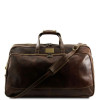 Шкіряна дорожня сумка величезного розміру Tuscany Leather TL3067 Dark Brown Шкіряна дорожня сумка величезного розміру Tuscany Leather TL3067 Dark Brown