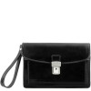 Чорна чоловіча барсетка MAX Tuscany Leather TL8075 Black