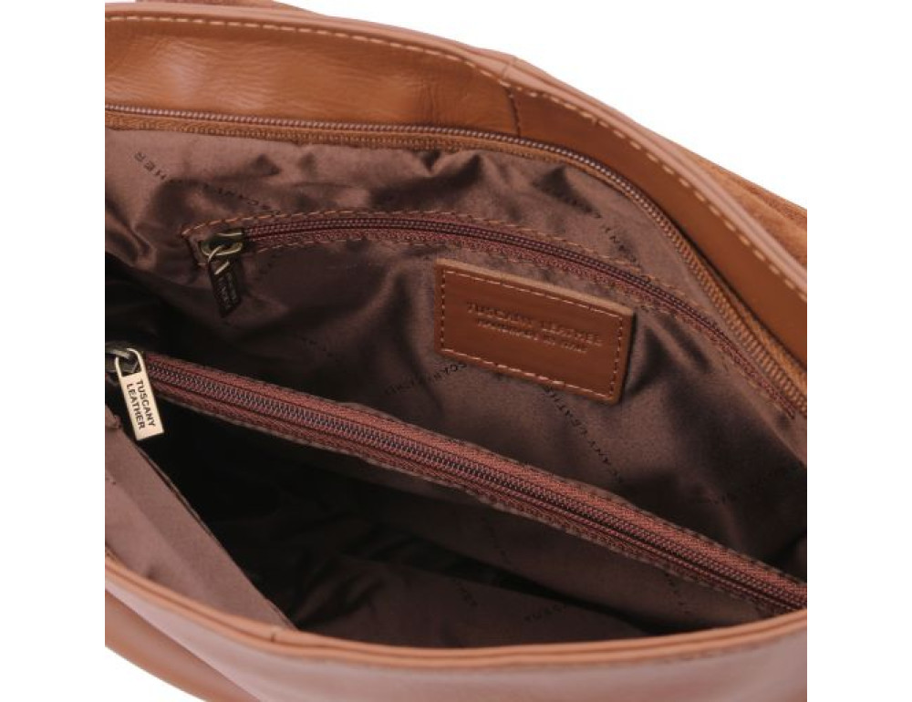 Жіноча шкіряна сумка крос-боді Tuscany Leather TL Bag TL141110 (Cinnamon) - Фотографія № 3