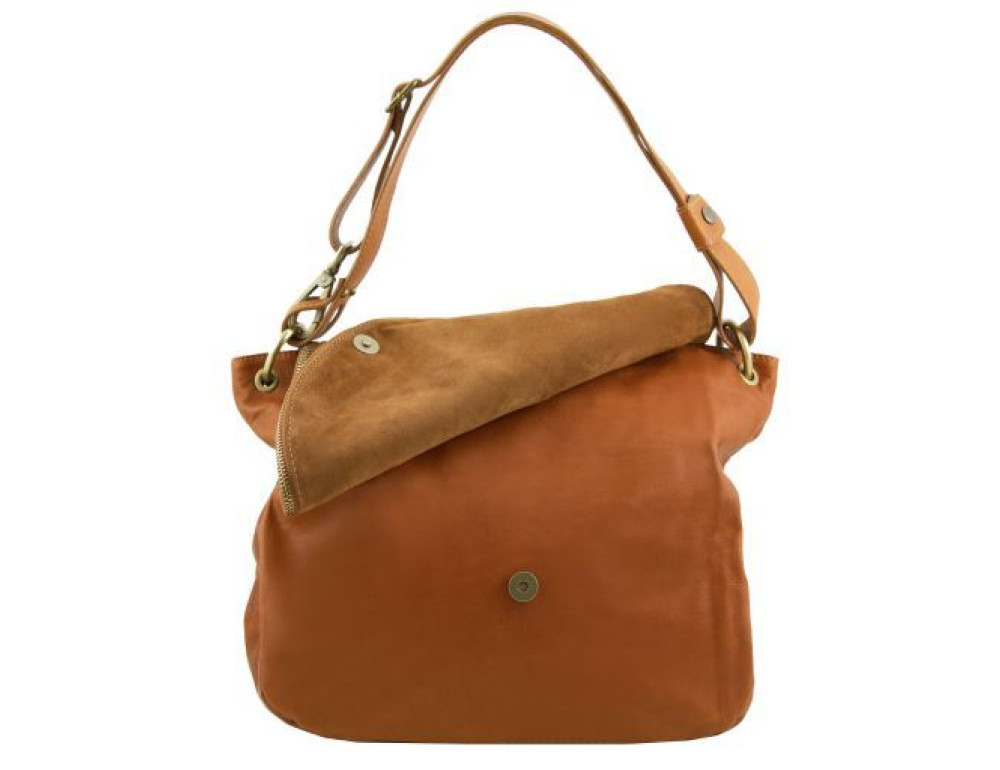 Жіноча шкіряна сумка крос-боді Tuscany Leather TL Bag TL141110 (Cinnamon) - Фотографія № 7