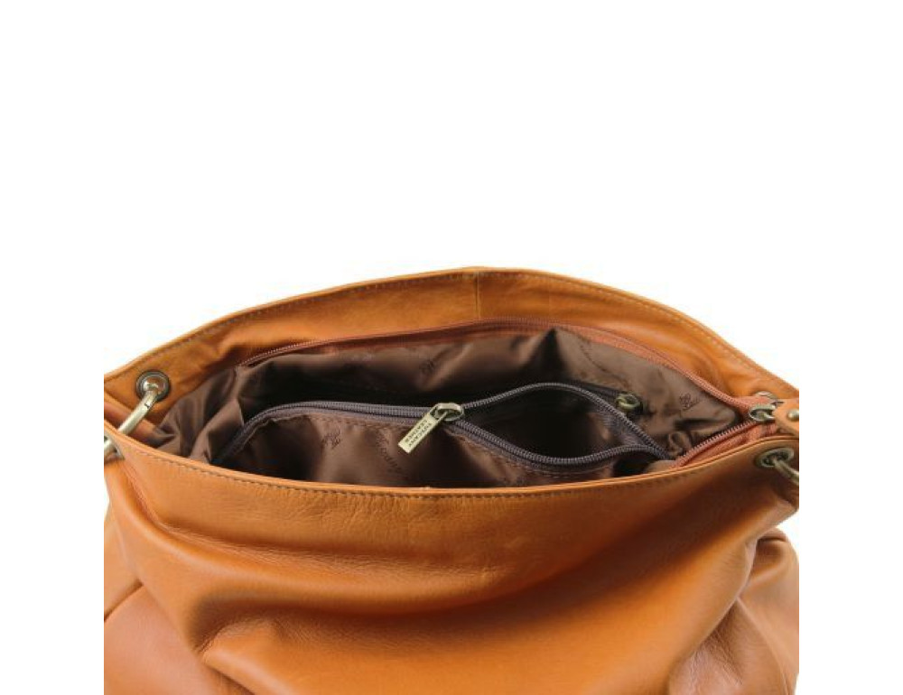 Жіноча шкіряна сумка крос-боді Tuscany Leather TL Bag TL141110 (Cinnamon) - Фотографія № 9