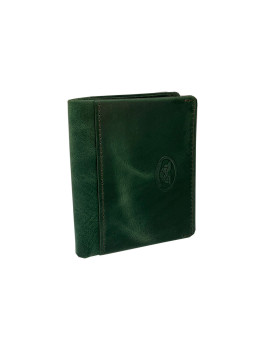 Мини-кошелёк из натуральной кожи быка Tony Perotti Arno 1034N deep green
