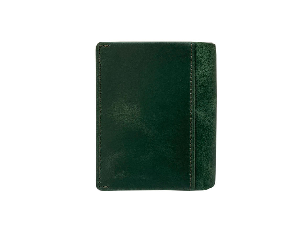 Мини-кошелёк из натуральной кожи быка Tony Perotti Arno 1034N deep green - Фото № 6