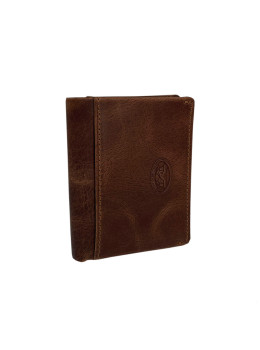 Мини-кошелёк из натуральной кожи быка Tony Perotti Arno 1034N whisky