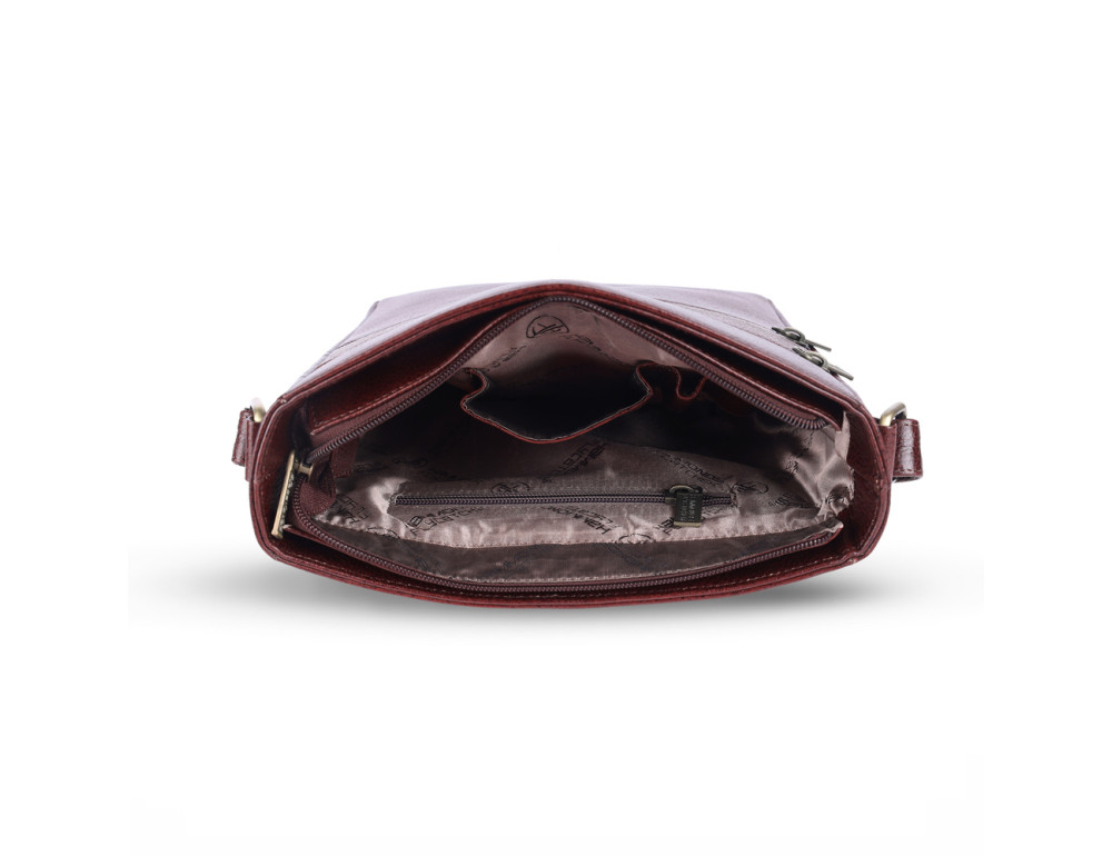Чоловіча шкіряна сумка через плече Hammonds Flycatcher SB1164 Brown (коричнева) - Фотографія № 4