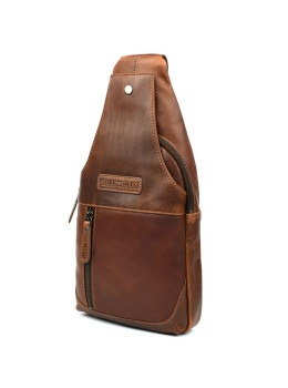 Мужская сумка-слинг из натуральной кожи Hill Burry HB6101C