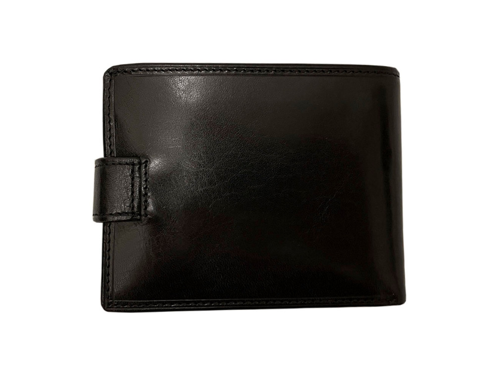 Мужской кошелёк из кожи быка Tony Perotti Italico 396A-Q nero - Фото № 7