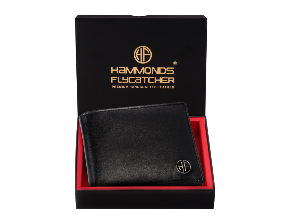 Чоловічий шкіряний гаманець Hammonds Flycatc HF595_MTN_BLK - Фотографія № 5