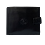 Мужской кожаный кошелёк на кнопке Tony Perotti Italico 3341A-Q nero - Фото № 100