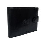 Мужской кожаный кошелёк на кнопке Tony Perotti Italico 3341A-Q nero - Фото № 101