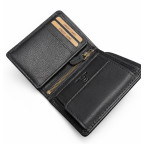 Чоловіче шкіряне портмоне Hill Burry 5125HB Black чорне (Crazy Horse) - Фотографія № 101