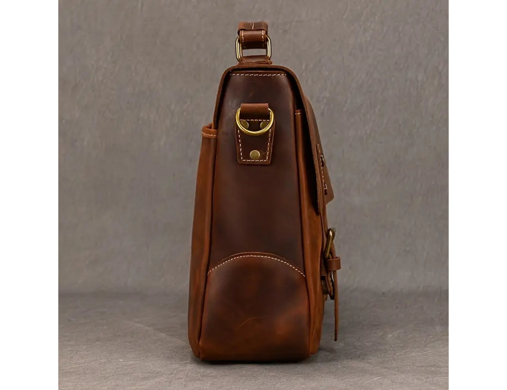 Чоловічий шкіряний портфель Bexhill BX3960 Brown (Crazy Horse) - Фотографія № 4