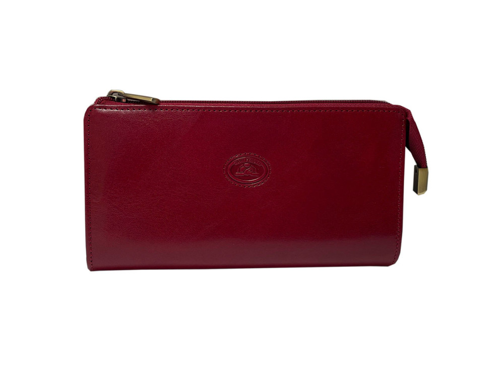 Тонкий женский кошелёк красного цвета Tony Perotti Italico 2596 rosso - Фото № 1 Тонкий женский кошелёк красного цвета Tony Perotti Italico 2596 rosso - Фото № 1