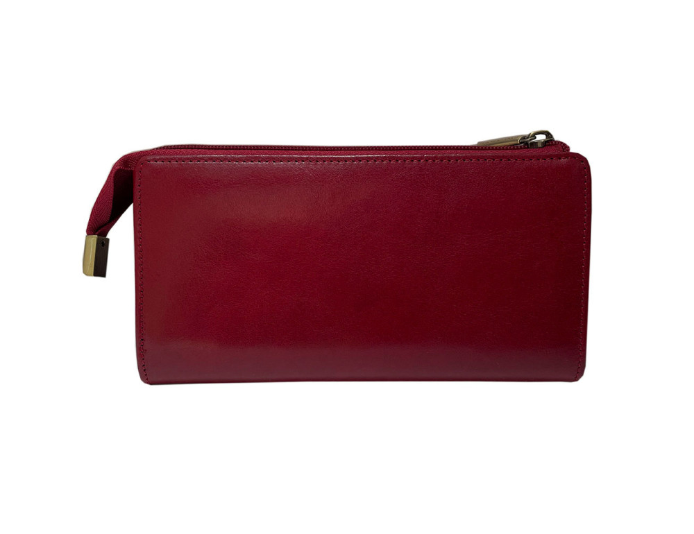 Тонкий женский кошелёк красного цвета Tony Perotti Italico 2596 rosso - Фото № 5