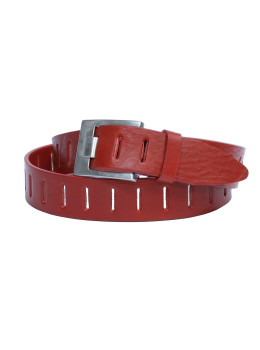 Женский джинсовый ремень из натуральной кожи Tony Perotti 305 rosso