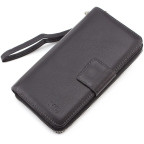 Чорний шкіряний клатч MD Leather 7m-183 - Фотографія № 100