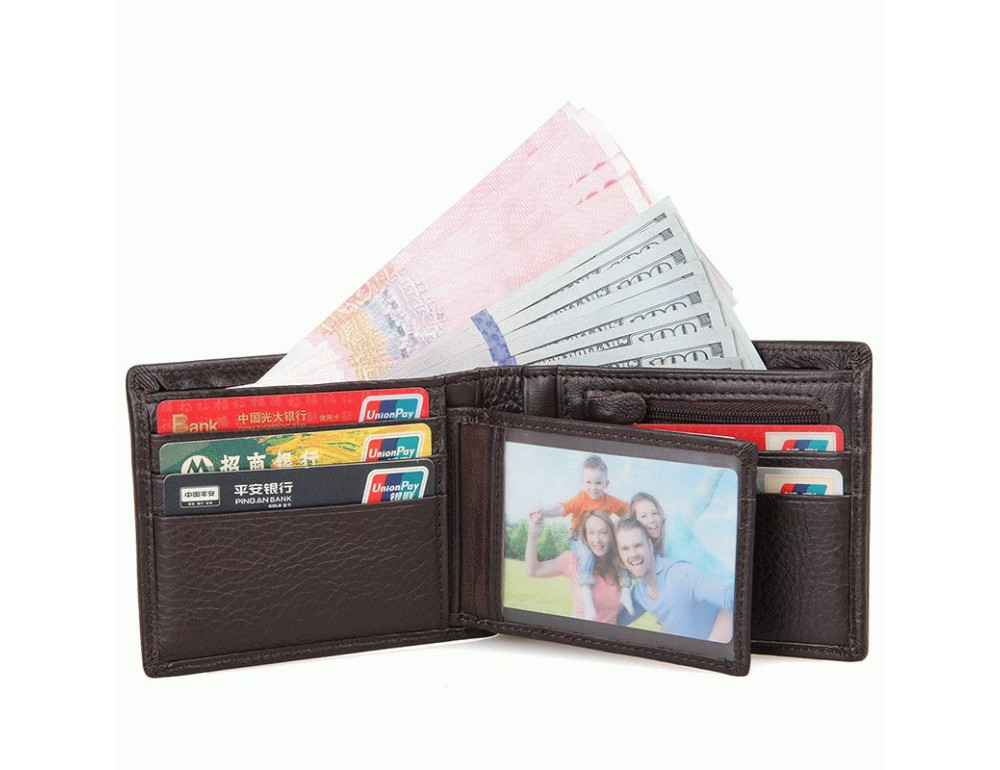 Шкіряний портмоне TIDING BAG 8054C-1 - Фотографія № 7