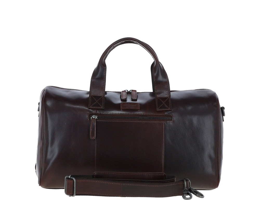 Чоловіча дорожня сумка з натуральної шкіри Ashwood P68 BRANDY Коричневий - Фотографія № 1 Чоловіча дорожня сумка з натуральної шкіри Ashwood P68 BRANDY Коричневий - Фотографія № 1