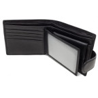 Чорний шкіряний портмоне Marco Coverna BK010-802A - Фотографія № 103