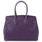 Фіолетова жіноча сумка зі страусиної шкіри Tuscany Leather TL142120 Purple - Фотографія № 103