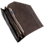 Великий шкіряний гаманець Grande Pelle 513120 коричневий - Фотографія № 105