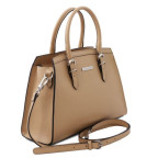 Жіноча шкіряна сумка бежевого кольору Tuscany Leather TL142147 Champagne - Фотографія № 102