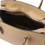 Жіноча шкіряна сумка бежевого кольору Tuscany Leather TL142147 Champagne - Фотографія № 107