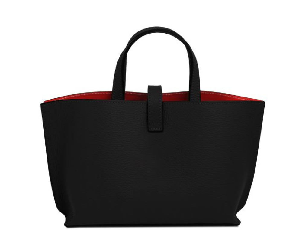 Жіноча шкіряна сумка-шопер Tuscany Leather TL142456 Agatha (Чорна) - Фотографія № 3