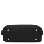 Жіноча шкіряна сумка-шопер Tuscany Leather TL142456 Agatha (Чорна) - Фотографія № 103