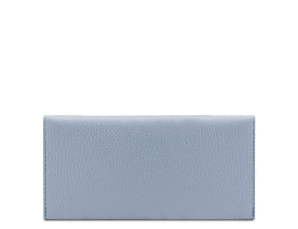 Жіноча шкіряна сумка конверт Tuscany Leather TL142322 (Світло-блакитний) - Фотографія № 4