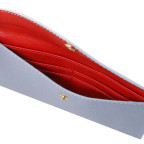 Жіноча шкіряна сумка конверт Tuscany Leather TL142322 (Світло-блакитний) - Фотографія № 104