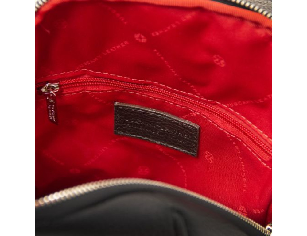 Жіночий шкіряний рюкзак Tuscany Leather TL141905 (Black) - Фотографія № 4