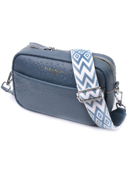 Интересная сумка для женщин из фактурной натуральной кожи Vintage 22661