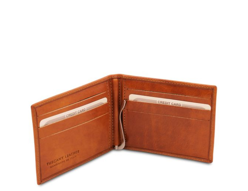 Чоловічий шкіряний затискач для грошей Tuscany Leather TL142055 (Med) - Фотографія № 2
