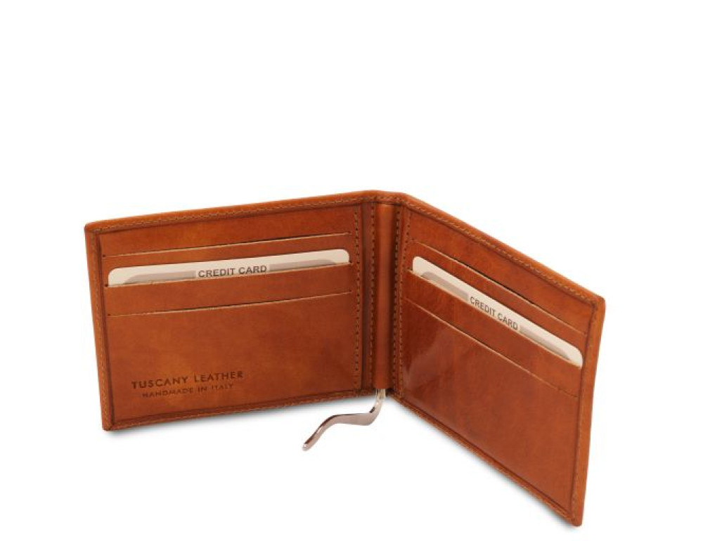 Чоловічий шкіряний затискач для грошей Tuscany Leather TL142055 (Med) - Фотографія № 3