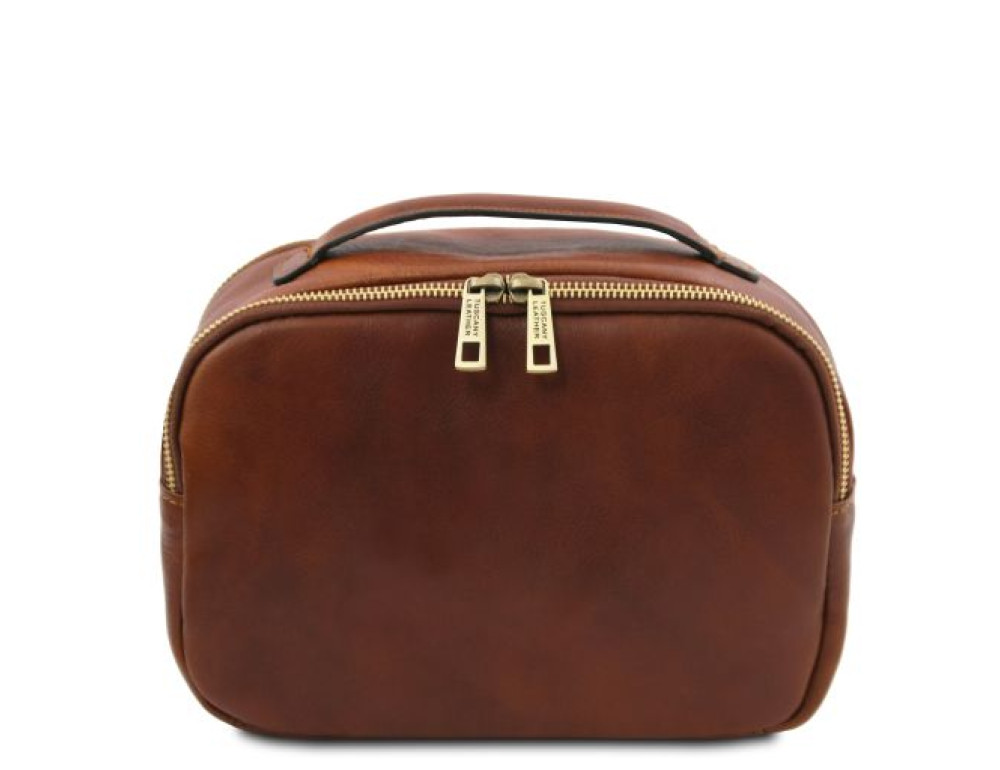 Шкіряна косметичка Marvin Tuscany TL142326 — Коричнева - Фотографія № 3