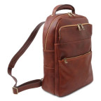 Коричневий чоловічий рюкзак зі шкіри Melbourne TL142205 BROWN - Фотографія № 102