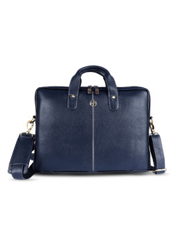 Шкіряна сумка для ноутбука 13" Hammonds Flycatcher LB105 Blue (синя)