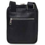 Чоловіча шкіряна сумка через плече Tuscany Leather TL142428 Mark (чорна) - Фотографія № 102