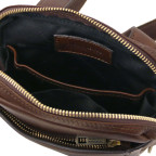 Чоловіча шкіряна сумка через плече Tuscany Leather TL142428 Mark (темно-коричнева) - Фотографія № 105