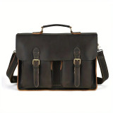 Чоловічий шкіряний портфель Tiding Bag Bx9033DB