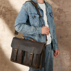 Чоловічий шкіряний портфель Tiding Bag Bx9033DB - Фотографія № 103