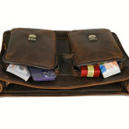 Чоловічий шкіряний портфель Tiding Bag Bx9033DB - Фотографія № 105