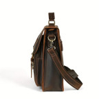 Чоловічий шкіряний портфель Tiding Bag Bx9033DB - Фотографія № 106